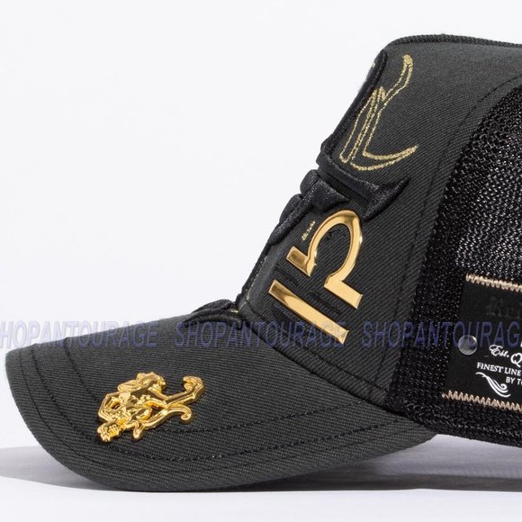 Red Monkey Libra Black RM1424 New Zodiac Series Limited Edition Trucker Hat Cap - Picture 4 of 7